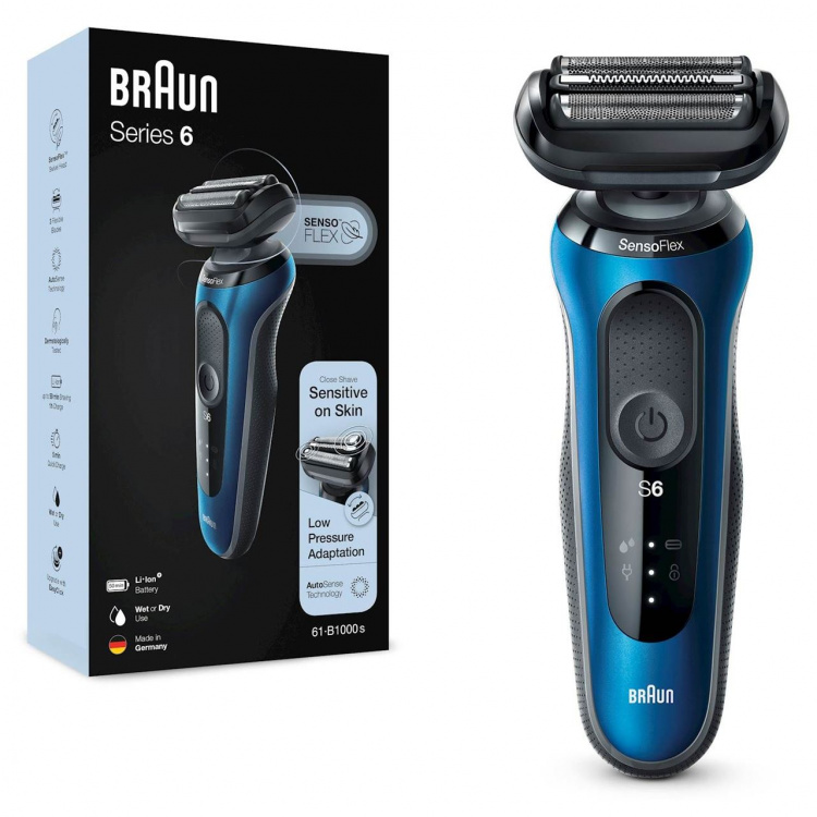 Braun Rakapparat Shaver 61-B1000s Blue
