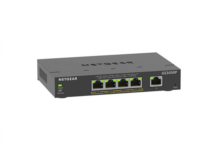 Netgear 5PT GE PLUS SWCH W/ POE+
