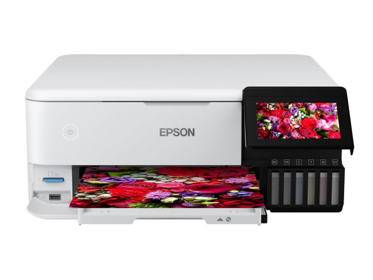 Epson EcoTank ET-8500 Fotoskrivare, Vit Epson EcoTank ET-8500 Fotoskrivare, Vit