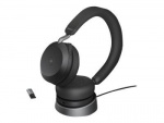 Jabra Office Trådade Hörlurar med Laddställ, Jabra Evolve2 75 Link380a Ms Stereo, Black Jabra Office Trådade Hörlurar med Laddställ, Jabra Evolve2 75 Link380a Ms Stereo, Black