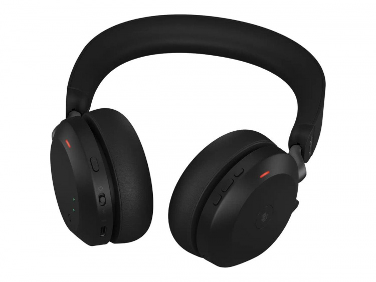 Jabra Office Trådade Hörlurar med Laddställ, Jabra Evolve2 75 Link380a Ms Stereo, Black Jabra Office Trådade Hörlurar med Laddställ, Jabra Evolve2 75 Link380a Ms Stereo, Black