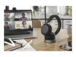 Jabra Office Trådlösa Hörlurar med Laddställ, Jabra Evolve2 75 Link380c Ms Stereo Black Jabra Office Trådlösa Hörlurar med Laddställ, Jabra Evolve2 75 Link380c Ms Stereo Black