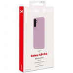 Celly Cromo Soft rubber case Galaxy A34 5G Rosa Celly Cromo Soft rubber case Galaxy A34 5G Rosa