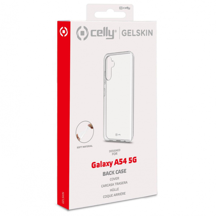 Celly Gelskin TPU Cover Galaxy A54 5G Transparent Celly Gelskin TPU Cover Galaxy A54 5G Transparent