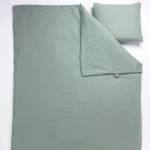 NG Baby Påslakan Säng Muslin Frosty Green