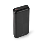 Nedis Powerbank | 20000 mAh | 1.5 / 2.0 / 3.0 A | Outputs: 2 | Output: 1x USB-A / 1x USB-C™ | Inputs: 1x Micro USB / 1x USB-C™ | PD2.0 18W | Lithium-Polymeer Nedis Powerbank | 20000 mAh | 1.5 / 2.0 / 3.0 A | Outputs: 2 | Output: 1x USB-A / 1x USB-C™ | Inputs: 1x Micro USB / 1x USB-C™ | PD2.0 18W | Lithium-Polymeer