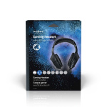 Nedis Gaming Headset | Over-Ear | Stereo | USB Type-A / 2x 3.5 mm | Inklapbare Microfoon | 2.20 m | LED Nedis Gaming Headset | Over-Ear | Stereo | USB Type-A / 2x 3.5 mm | Inklapbare Microfoon | 2.20 m | LED