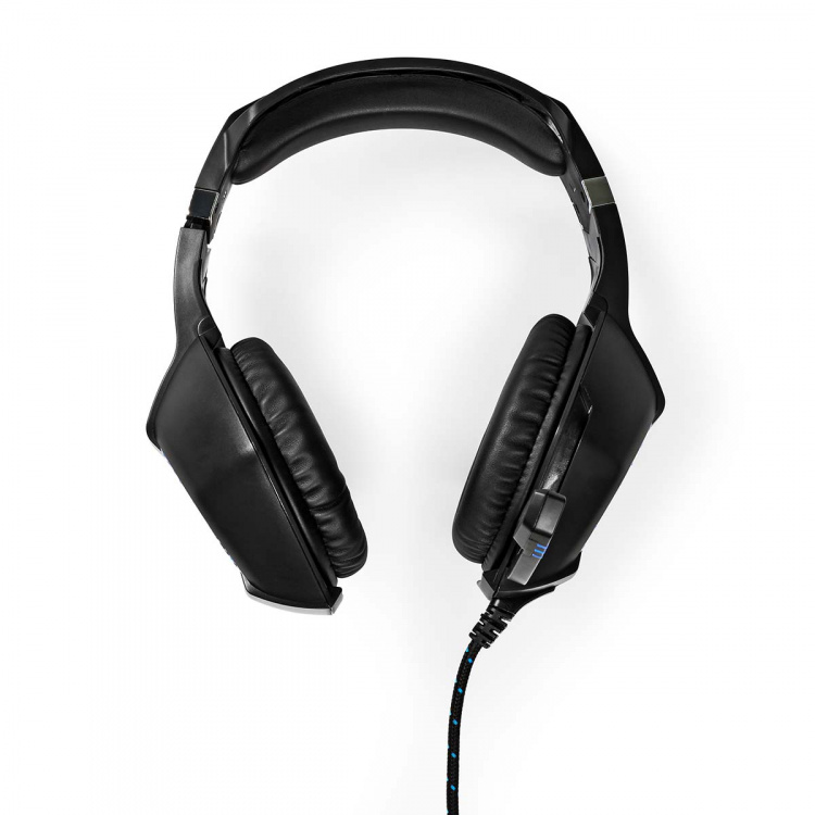 Nedis Gaming Headset | Over-Ear | Stereo | USB Type-A / 2x 3.5 mm | Inklapbare Microfoon | 2.20 m | LED Nedis Gaming Headset | Over-Ear | Stereo | USB Type-A / 2x 3.5 mm | Inklapbare Microfoon | 2.20 m | LED