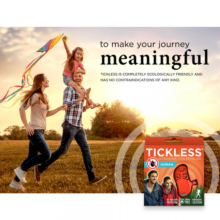 TICKLESS Tick Repellent Human Orange TICKLESS Tick Repellent Human Orange