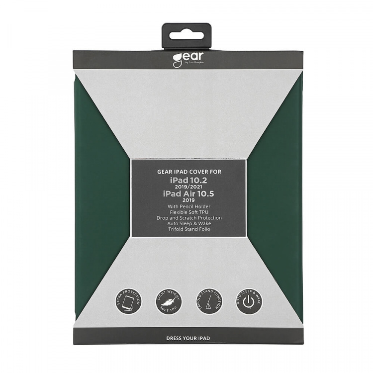 Tablet Cover Soft Touch Green iPad 10.2