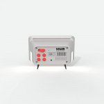 Speaker Alarm Clock with Light TV Retro Black/Gray Speaker Alarm Clock with Light TV Retro Black/Gray