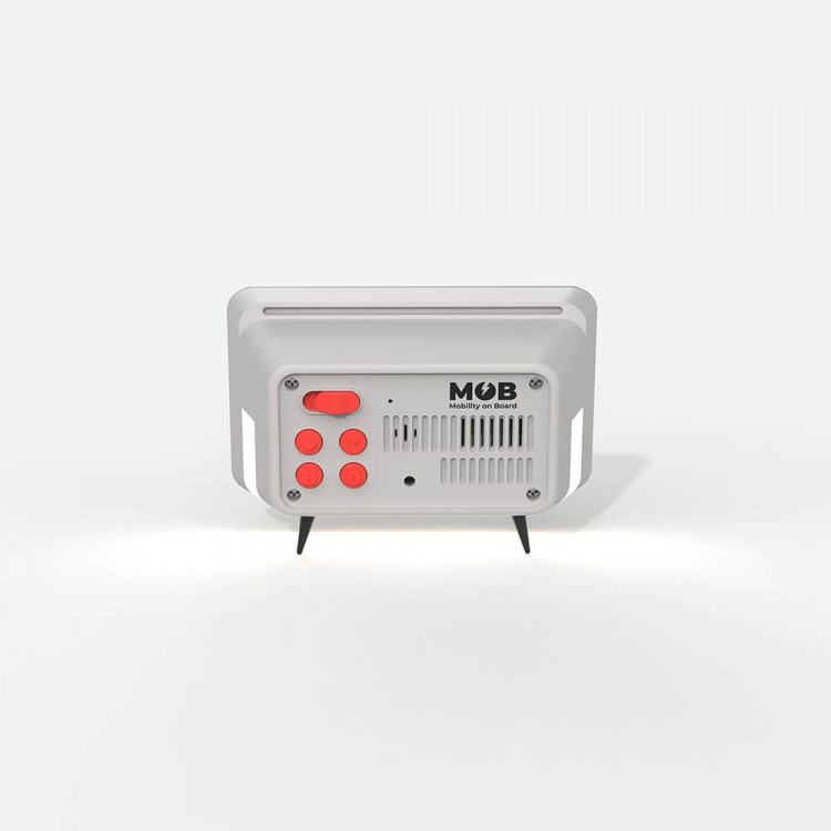 Speaker Alarm Clock with Light TV Retro Black/Gray Speaker Alarm Clock with Light TV Retro Black/Gray