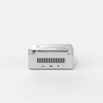 Speaker Alarm Clock Vinyl Retro Grey