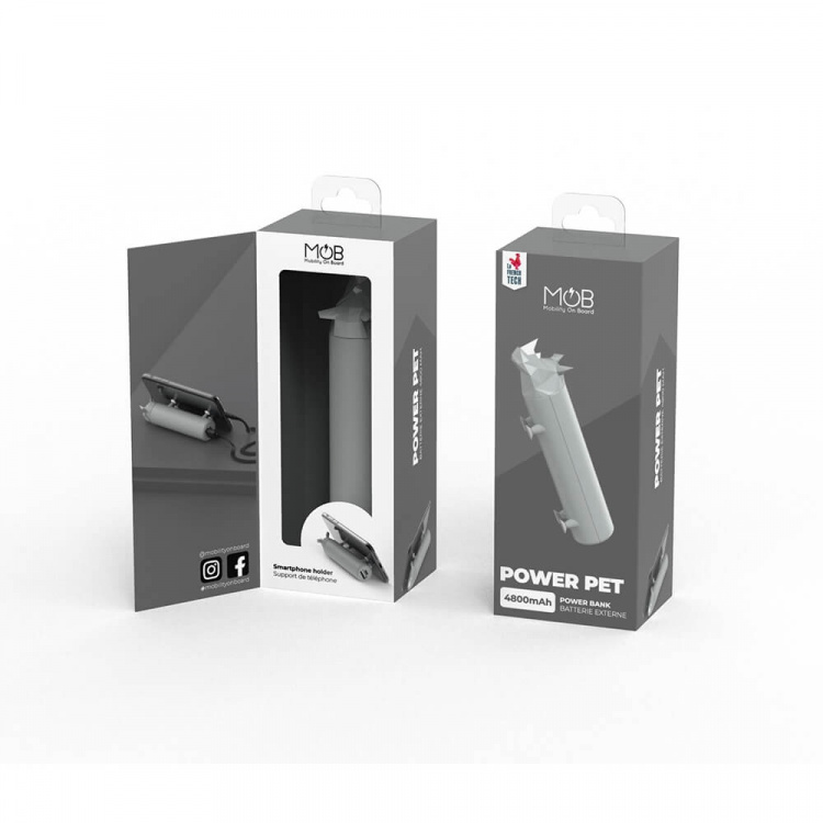 Powerbank Power Pets 4800mAh Rhino  Powerbank Power Pets 4800mAh Rhino