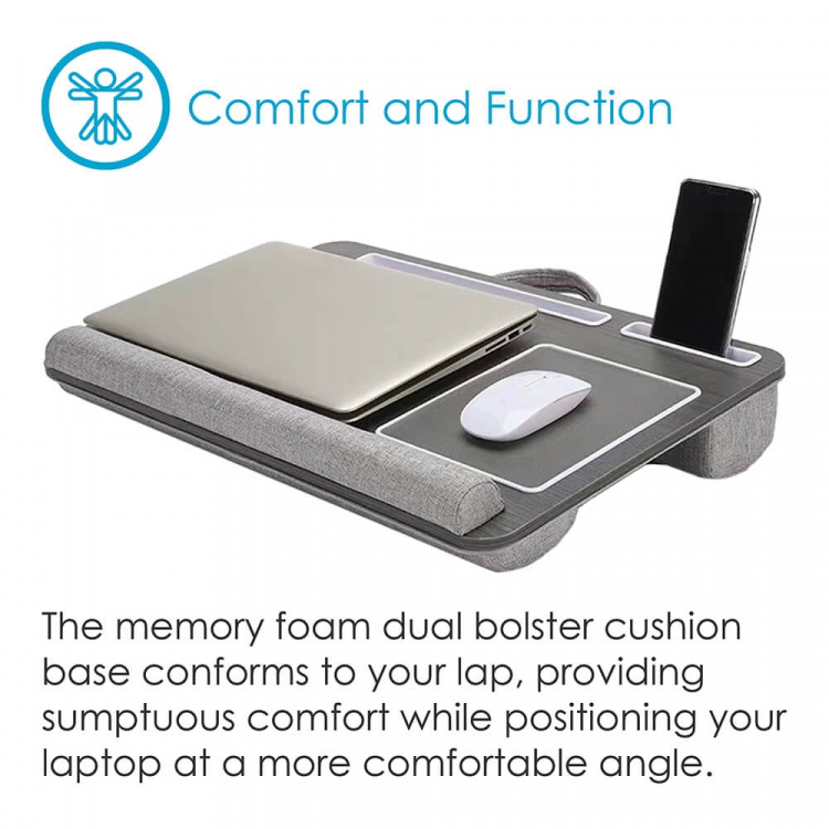 Laptop Lap Desk Grey
