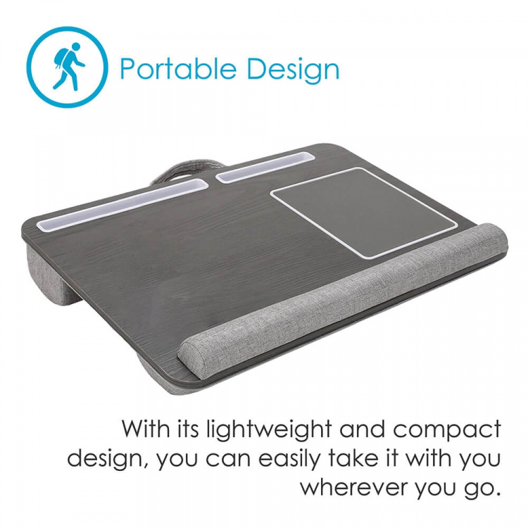 Laptop Lap Desk Grey
