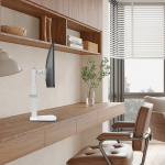 Monitor Arm Desk Mount White