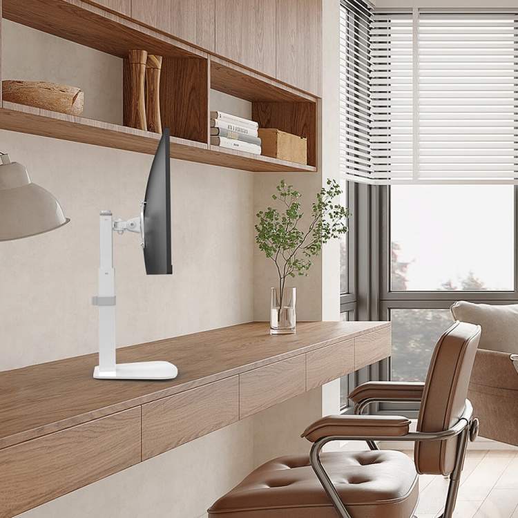 Monitor Arm Desk Mount White