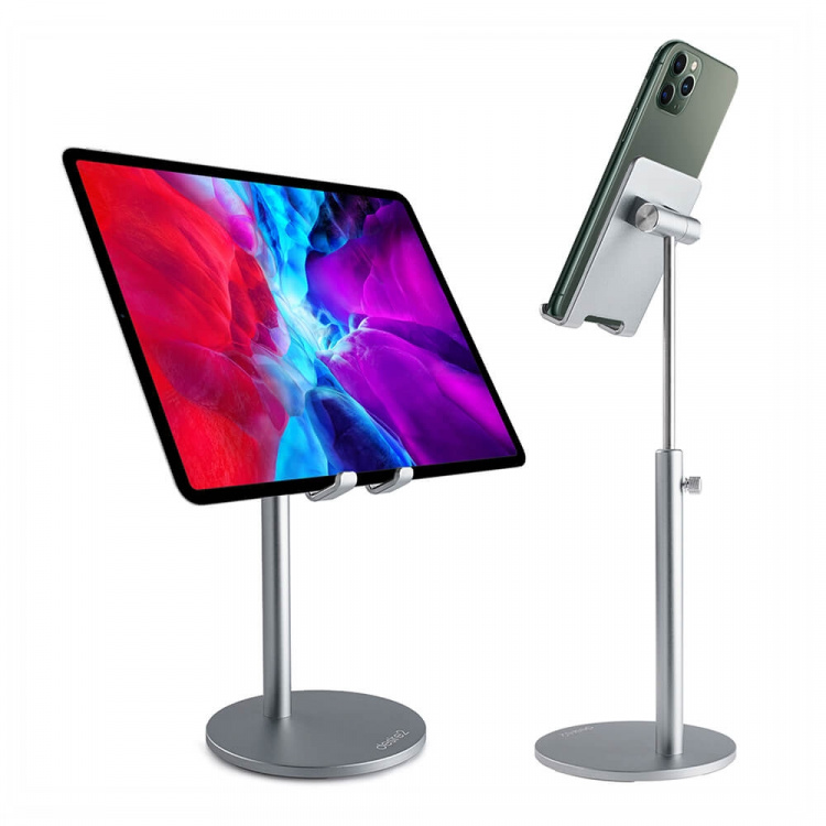 Adjustable Stand Smartphone and Tablet Silver