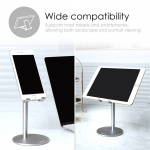 Adjustable Stand Smartphone and Tablet Silver