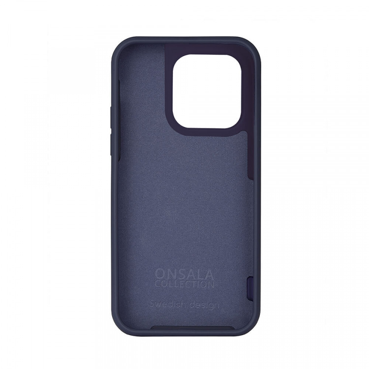 Phone Case Silicone Dark Blue - iPhone 14 Pro