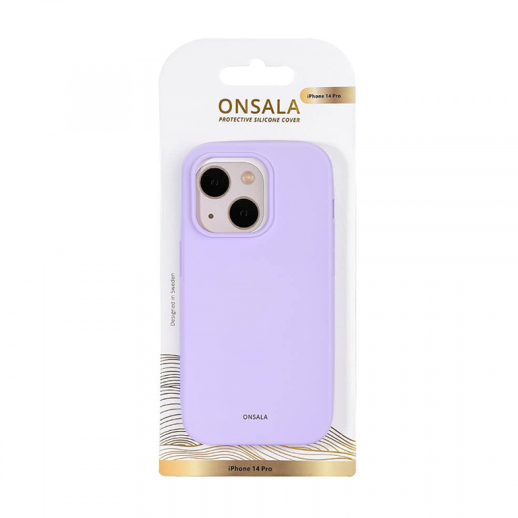 Phone Case Silicone Purple - iPhone 14 Pro