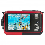 Digital Camera WP8000 CMOS WP 24MP Red Full HD