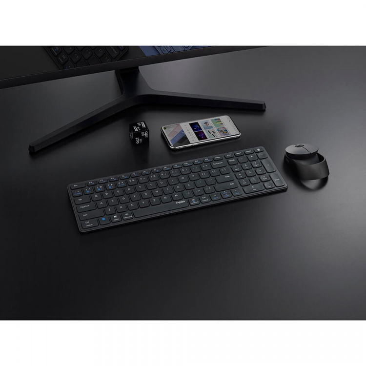 Keyboard/Mice Set 9750M Multi-Mode Wireless Dark Grey Keyboard/Mice Set 9750M Multi-Mode Wireless Dark Grey