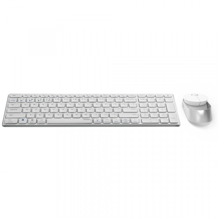Keyboard/Mice Set 9750M Multi-Mode Wireless White Keyboard/Mice Set 9750M Multi-Mode Wireless White