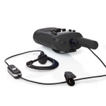 Nedis Walkie talkie Set | 2 Handsets | Tot 6 km | Frequentiekanalen: 8 | PTT / VOX | 180 min | Koptelefoonoutput | 2 Headsets | Zwart