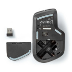 Nedis Muis | Draadloos | 800 / 1200 / 1600 dpi | Instelbare DPI | Aantal knoppen: 6 | Rechtshandig