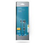 Nedis Stereo-Audiokabel | 3,5 mm Male | 2x RCA Male | Verguld | 5.00 m | Rond | Antraciet | Doos Nedis Stereo-Audiokabel | 3,5 mm Male | 2x RCA Male | Verguld | 5.00 m | Rond | Antraciet | Doos