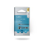 Nedis Stereo-Audiokabel | 3,5 mm Male | 2x RCA Female | Verguld | 0.20 m | Rond | Antraciet | Doos Nedis Stereo-Audiokabel | 3,5 mm Male | 2x RCA Female | Verguld | 0.20 m | Rond | Antraciet | Doos