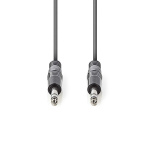 Nedis Stereo-Audiokabel | 6,35 mm Male | 6,35 mm Male | Vernikkeld | 1.50 m | Rond | Donkergrijs | Kartonnen Sleeve Nedis Stereo-Audiokabel | 6,35 mm Male | 6,35 mm Male | Vernikkeld | 1.50 m | Rond | Donkergrijs | Kartonnen Sleeve