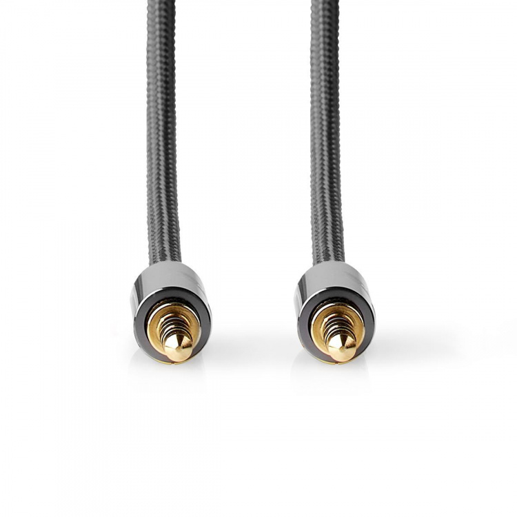 Nedis Stereo-Audiokabel | 3,5 mm Male | 3,5 mm Male | Verguld | 5.00 m | Rond | Grijs / Gun Metal Grijs | Cover Window Box Nedis Stereo-Audiokabel | 3,5 mm Male | 3,5 mm Male | Verguld | 5.00 m | Rond | Grijs / Gun Metal Grijs | Cover Window Box