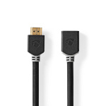 Nedis High Speed HDMI™-Kabel met Ethernet | HDMI™ Connector | HDMI™ Output | 8K@60Hz | eARC | 48 Gbps | 1.00 m | Rond | PVC | Antraciet | Doos Nedis High Speed HDMI™-Kabel met Ethernet | HDMI™ Connector | HDMI™ Output | 8K@60Hz | eARC | 48 Gbps | 1.00 m | Rond | PVC | Antraciet | Doos