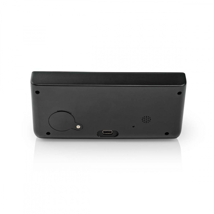 Nedis Wekker met Draadloze Lader | Qi gecertificeerd | 5 / 7.5 / 10 / 15 W | USB-A Male | 2 Alarmtijden | Snoozefunctie Nedis Wekker met Draadloze Lader | Qi gecertificeerd | 5 / 7.5 / 10 / 15 W | USB-A Male | 2 Alarmtijden | Snoozefunctie