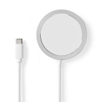 Nedis Draadloze Oplader | Staand | 5 / 7.5 / 10 / 15 W | 1.0 / 1.1 / 1.67 / 2 A | Inclusief kabel | USB Type-C™ | 1.00 m Nedis Draadloze Oplader | Staand | 5 / 7.5 / 10 / 15 W | 1.0 / 1.1 / 1.67 / 2 A | Inclusief kabel | USB Type-C™ | 1.00 m