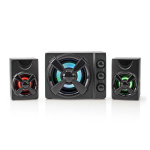 Nedis Gaming Speaker | Speaker-kanalen: 2.1 | USB Gevoed | 3,5 mm Male | 33 W | LED | Volumebediening Nedis Gaming Speaker | Speaker-kanalen: 2.1 | USB Gevoed | 3,5 mm Male | 33 W | LED | Volumebediening