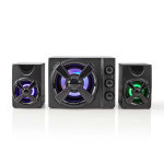 Nedis Gaming Speaker | Speaker-kanalen: 2.1 | USB Gevoed | 3,5 mm Male | 33 W | LED | Volumebediening Nedis Gaming Speaker | Speaker-kanalen: 2.1 | USB Gevoed | 3,5 mm Male | 33 W | LED | Volumebediening