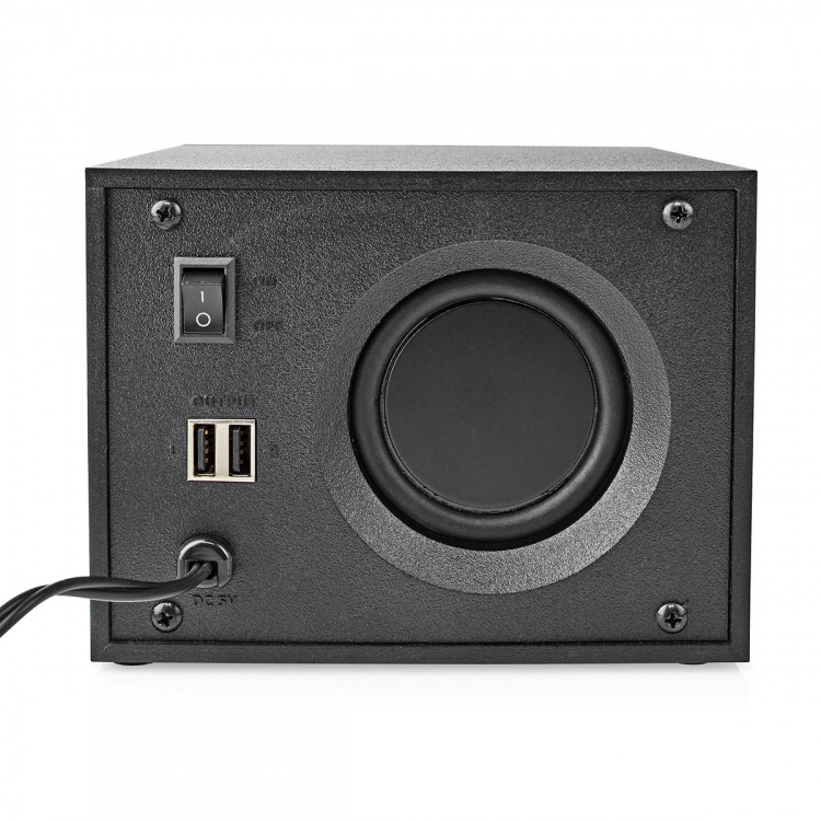 Nedis Gaming Speaker | Speaker-kanalen: 2.1 | USB Gevoed | 3,5 mm Male | 33 W | LED | Volumebediening Nedis Gaming Speaker | Speaker-kanalen: 2.1 | USB Gevoed | 3,5 mm Male | 33 W | LED | Volumebediening
