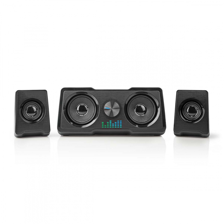 Nedis Gaming Speaker | Speaker-kanalen: 2.2 | USB Gevoed | 3,5 mm Male | 48 W | LED | Volumebediening Nedis Gaming Speaker | Speaker-kanalen: 2.2 | USB Gevoed | 3,5 mm Male | 48 W | LED | Volumebediening
