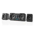 Nedis Gaming Speaker | Speaker-kanalen: 2.2 | USB Gevoed | 3,5 mm Male | 48 W | LED | Volumebediening Nedis Gaming Speaker | Speaker-kanalen: 2.2 | USB Gevoed | 3,5 mm Male | 48 W | LED | Volumebediening