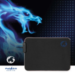 Nedis Gaming Muismat | Microfiber / Rubberen | Zwart