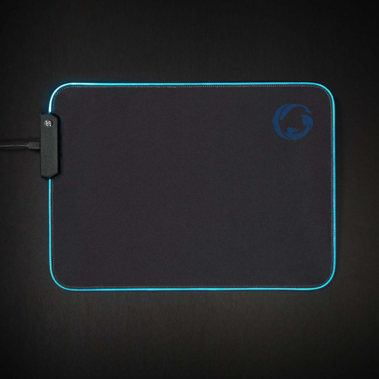 Nedis Gaming Muismat | Microfiber / Rubberen | Zwart