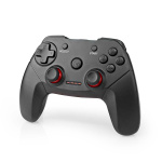 Nedis Gamepad | Draadloos | Batterij Gevoed | PC | Aantal knoppen: 11 | Kabellengte: 1.00 m | Zwart