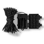 Nedis Kerstverlichting | Koord | 96 LED\'s | Warm Wit | 7.20 m | Licht effecten: 7 | Binnen & Buiten | Batterij Gevoed