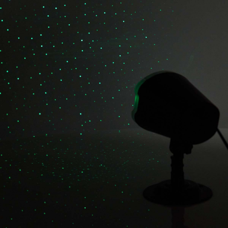 Nedis Decoratieve Verlichting | LED- en laserprojector | Kleurrijke LED en groene laser | Binnen & Buiten | Afstandsbediening