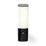Nedis SmartLife Camera voor Buiten | Omgevingslicht | Full HD 1080p | IP65 | Cloud Opslag (optioneel) / microSD (niet inbegrepen) / Onvif | 100 - 240 V AC | Met bewegingssensor | Nachtzicht | Zwart