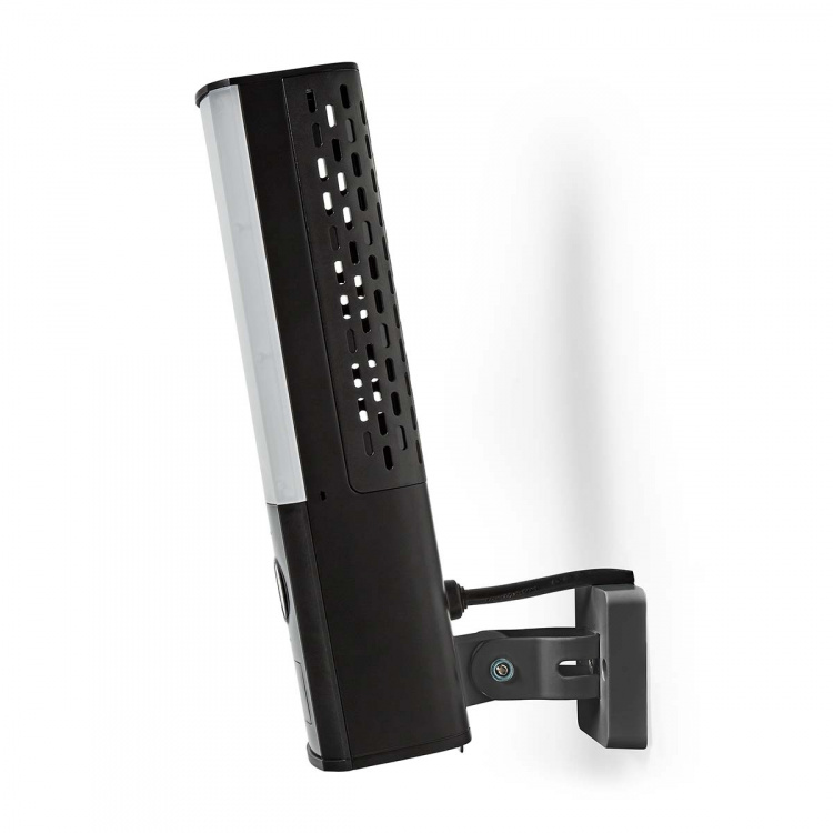 Nedis SmartLife Camera voor Buiten | Omgevingslicht | Full HD 1080p | IP65 | Cloud Opslag (optioneel) / microSD (niet inbegrepen) / Onvif | 100 - 240 V AC | Met bewegingssensor | Nachtzicht | Zwart